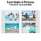 Dunwell Photo Album Refills 5x7 - (25 Pack), for 100 Pictures, Photo Sleeve Inserts for 3-Ring Binder, 2-Pocket Photo Page for 5 x 7 Photographs, Postcards, Recipe Cards